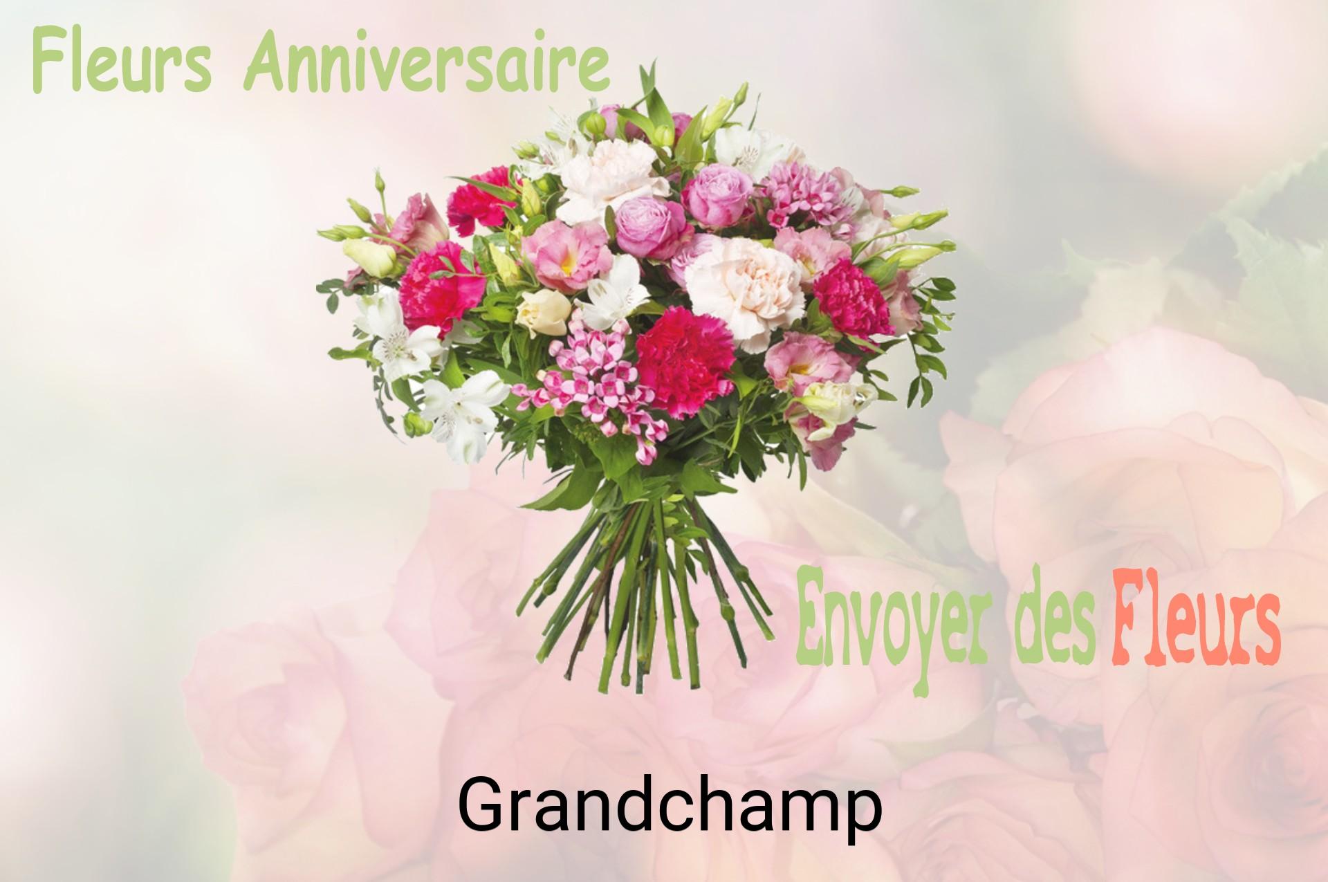 Bouquet de fleurs d’anniversaire livré à Grandchamp