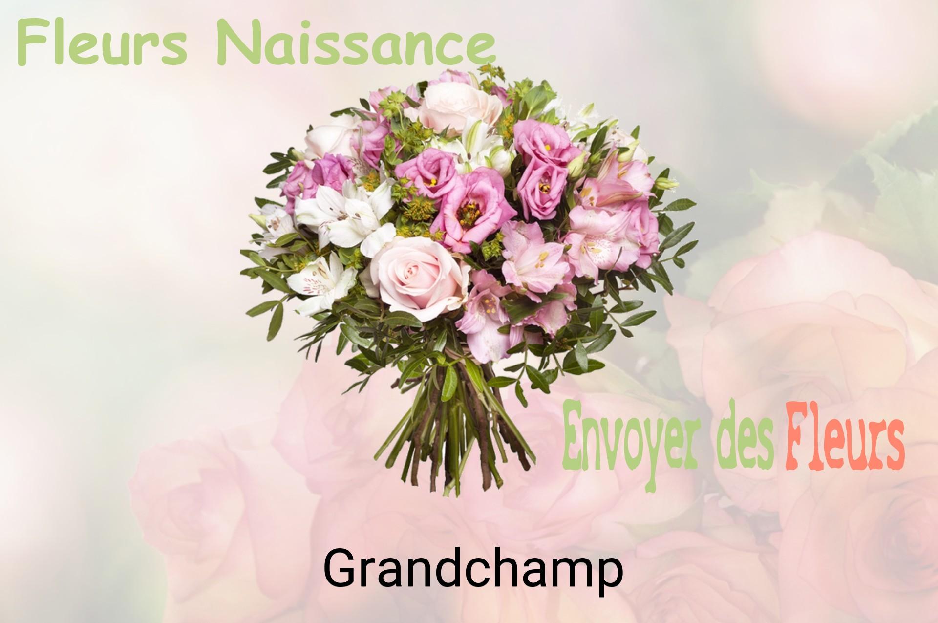 Bouquet de fleurs de naissance livré à Grandchamp